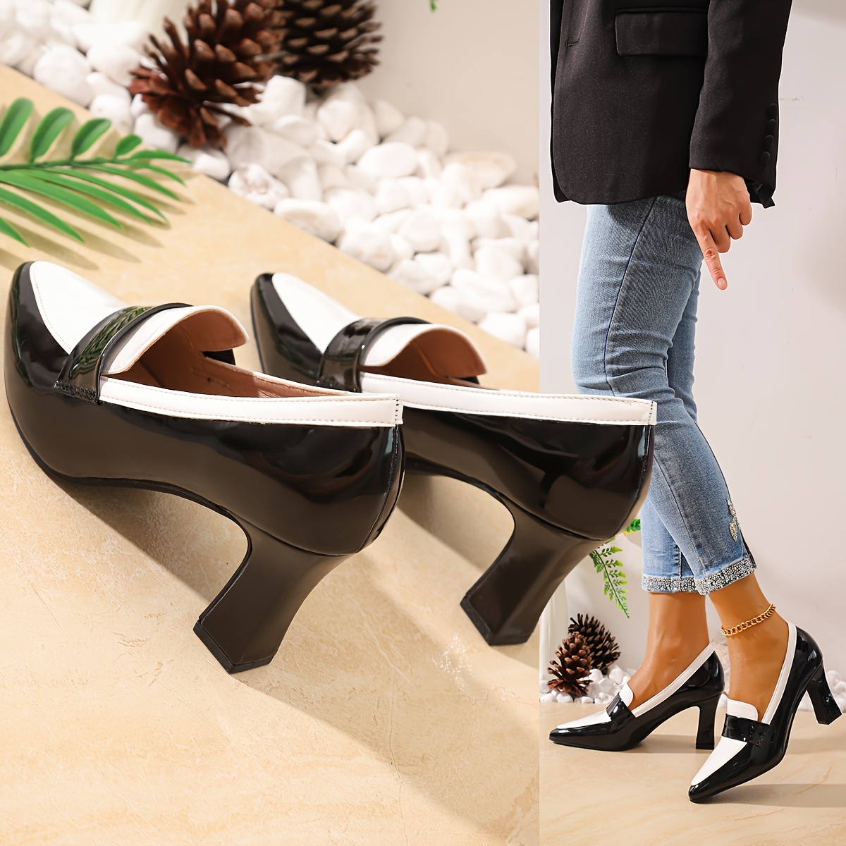 weiße high heels schuhe Temu Österreich