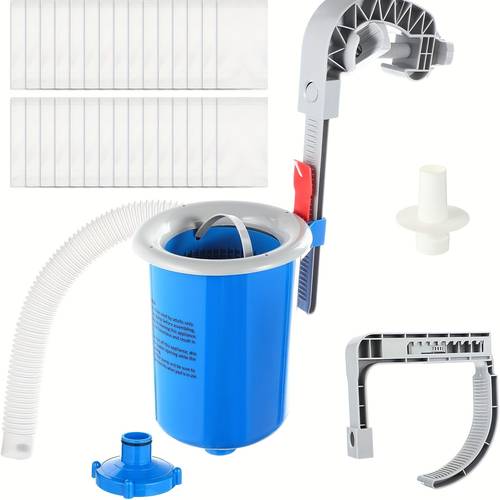 above ground pool mer with 30 cleaning filter adjustable wall mount mer auto pool leaves fine maintenance kit
