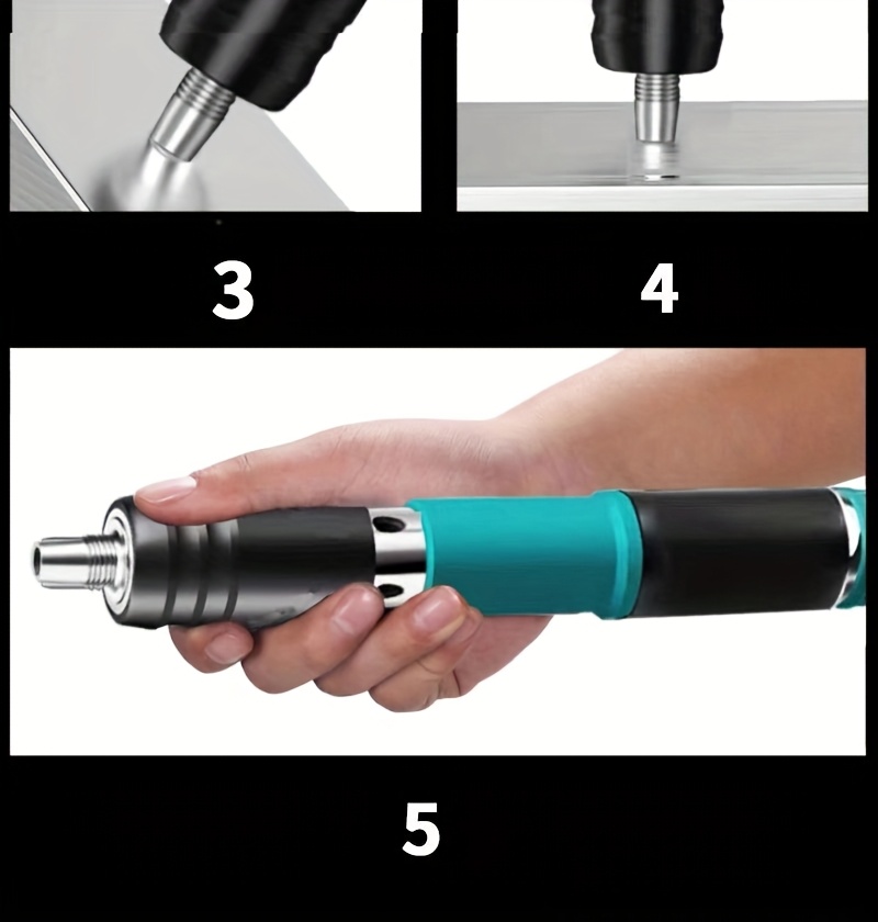 Kit de pistola de clavos multifunción mini, ajustable a 5 velocidades, operación manual, ideal para carpintería y decoración, incluye pistola de clavos para concreto en paredes de ladrillo y cemento, y juego de pistolas para madera y ladrillo