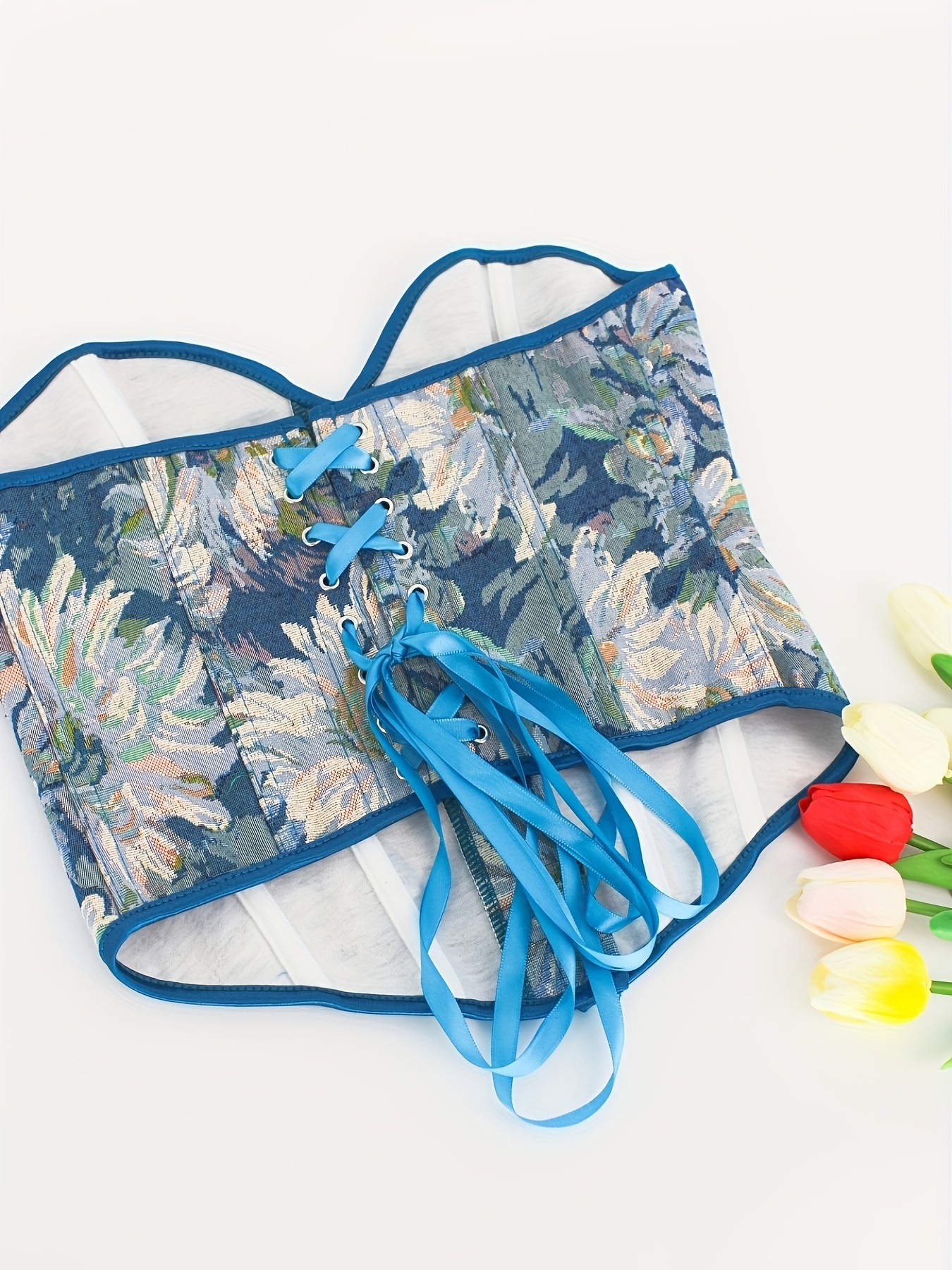 corset vintage à motif floral femmes sous vêtements Temu Switzerland