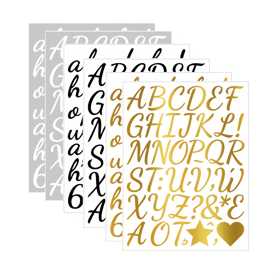 Poster Letters Letters For Bulletin Board 102 Pieces Letter Stickers