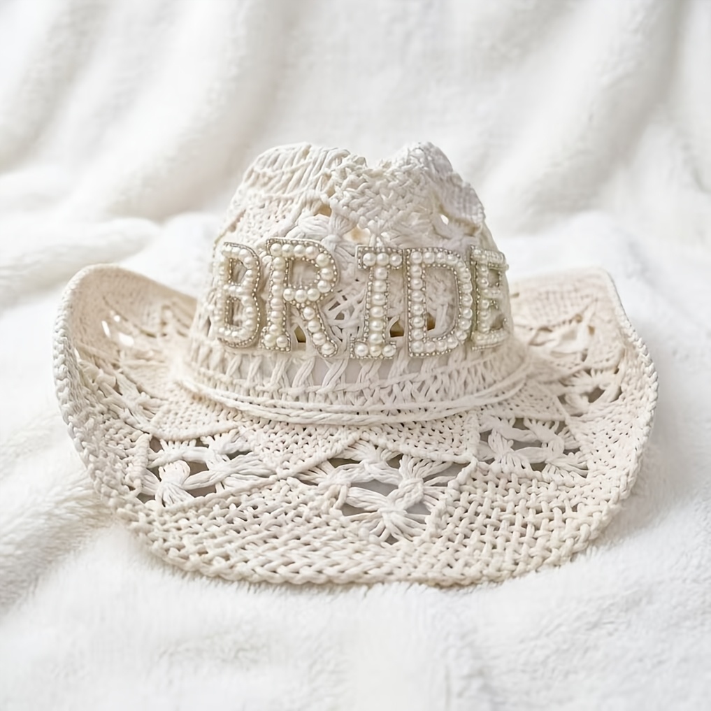 1pc bride hat bridal and bridesmaid additions wedding party   for   honeymoon supplies