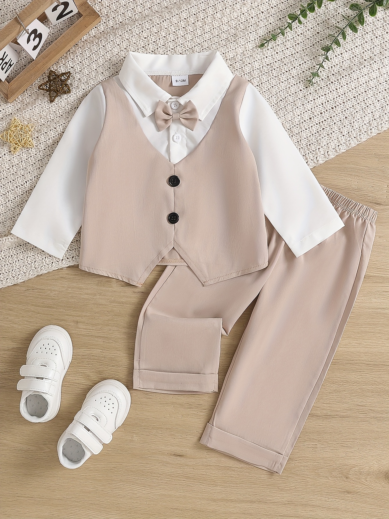   outfit for boys aged 0 3 years 2pcs set with long sleeves and half   suitable for birthday parties   back to   and     a great gift for outdoor Product details 20