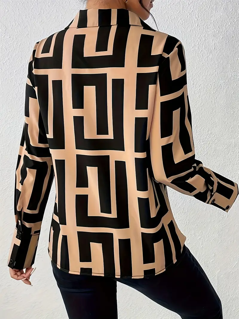 geo v lapel long for womens details 2