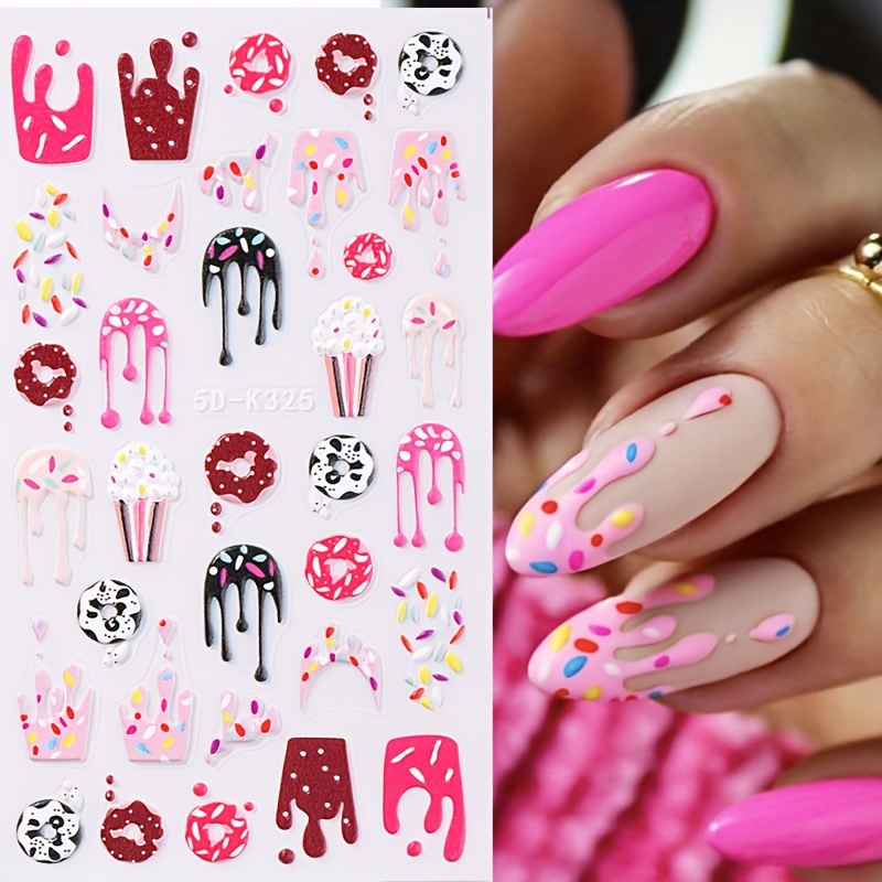 Nagelaufkleber 30 Blätter – Dünne Sticker Für Nageldesign, Wasserlöslich