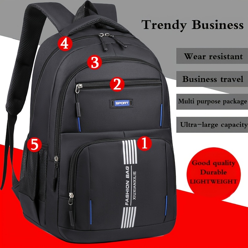 womens large capacity backpack heavy duty nylon laptop bag Temu