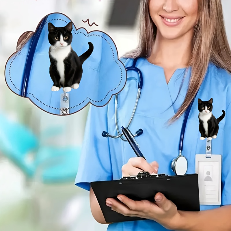 

Retractable For Nurses, & Doctors - Id Tag Stand For
