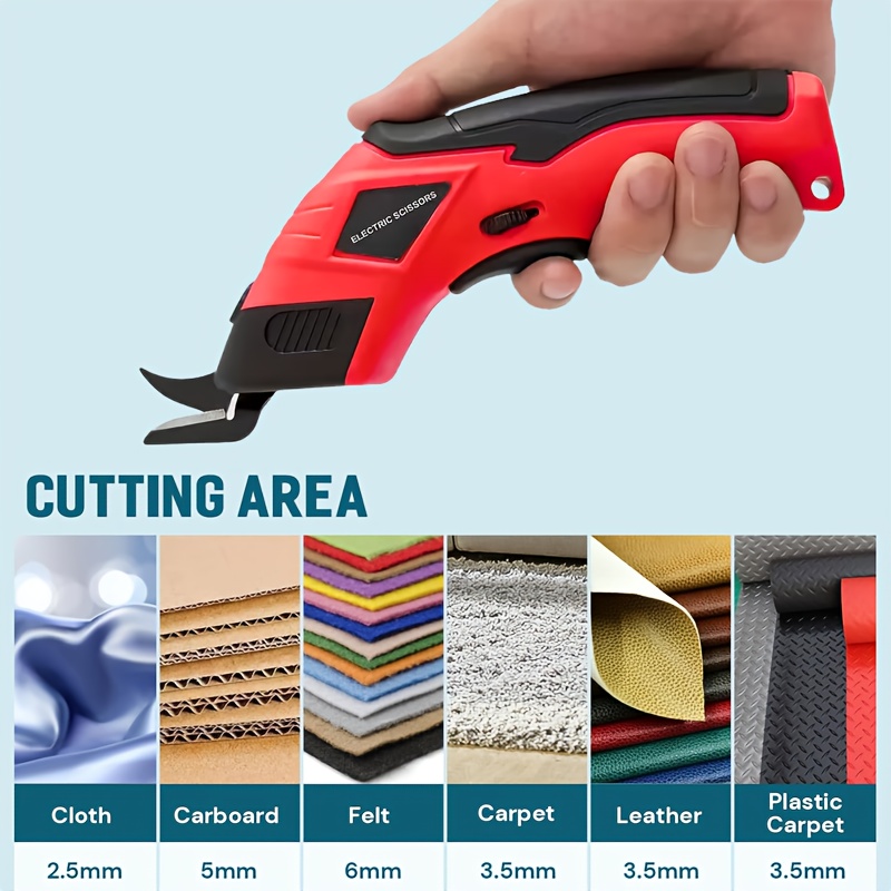 usb rechargeable multifunctional electric scissors lightweight and sharp tip suitable for trimming all kinds of fabrics leather and flowers and leaves etc electric scissors with electric sharp function Product details 8