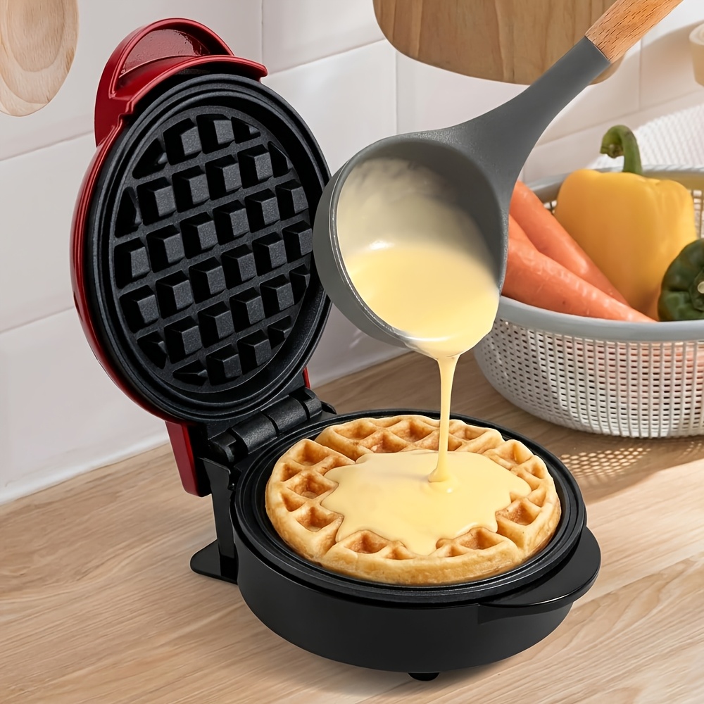 Versatile 3-In-1 Mini Electric Baker, Easy One-Plug Hash Brown Maker for Paninis & Chaffles, Lightweight Multi-Function Griddle, Reliable Individual Serving Cooker, Compact Design