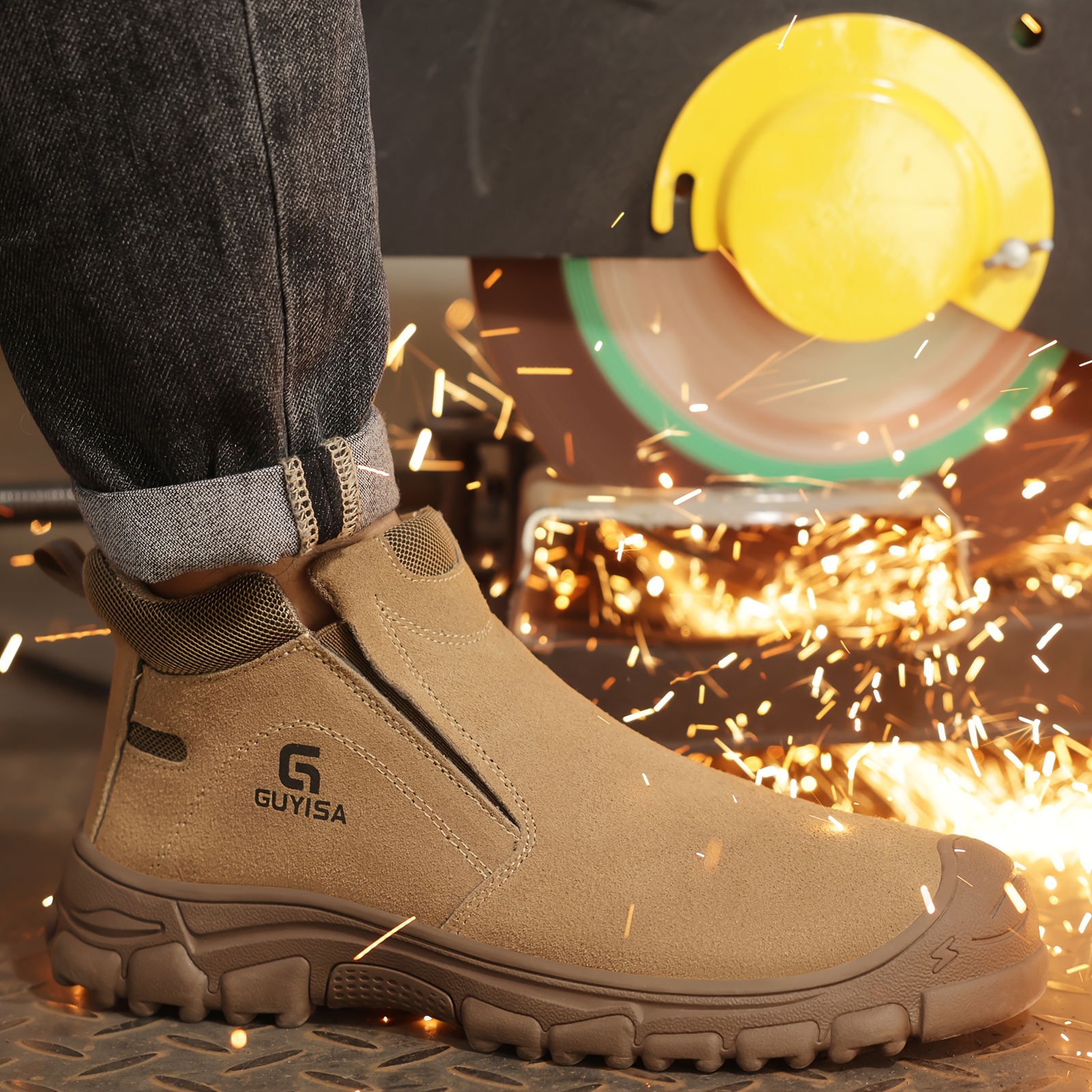 Sin Cordones Botas De Trabajo Sin Proteccion Zapatos De Seguridad