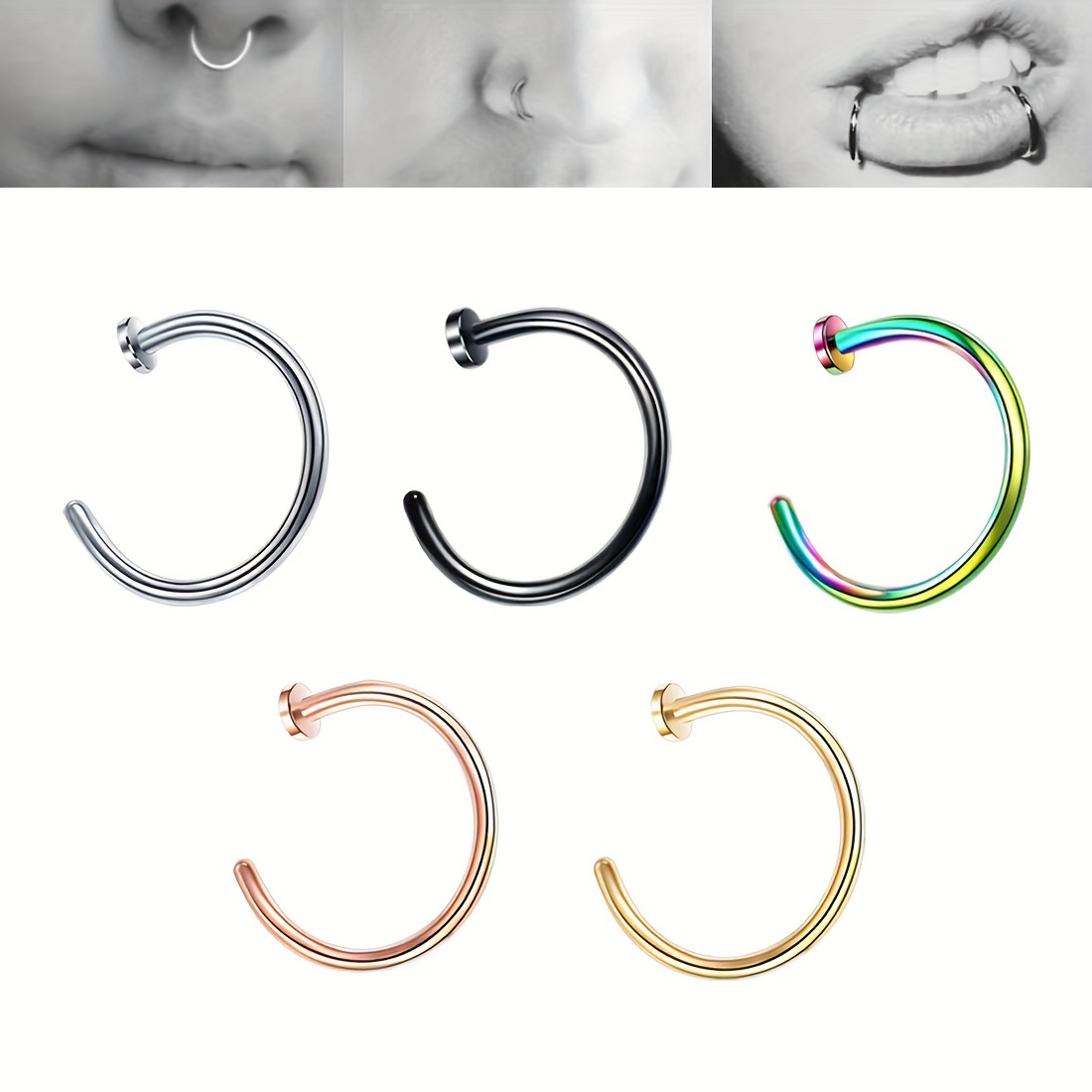 Nipple Rings Body Chain Simple Body Piercing Jewelry - Temu