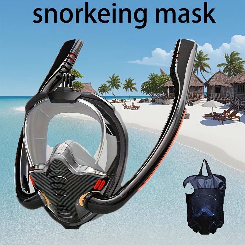 Masque De Plongée Intégral, Antibuée, Lentille Unique, Universel Homme/femme
