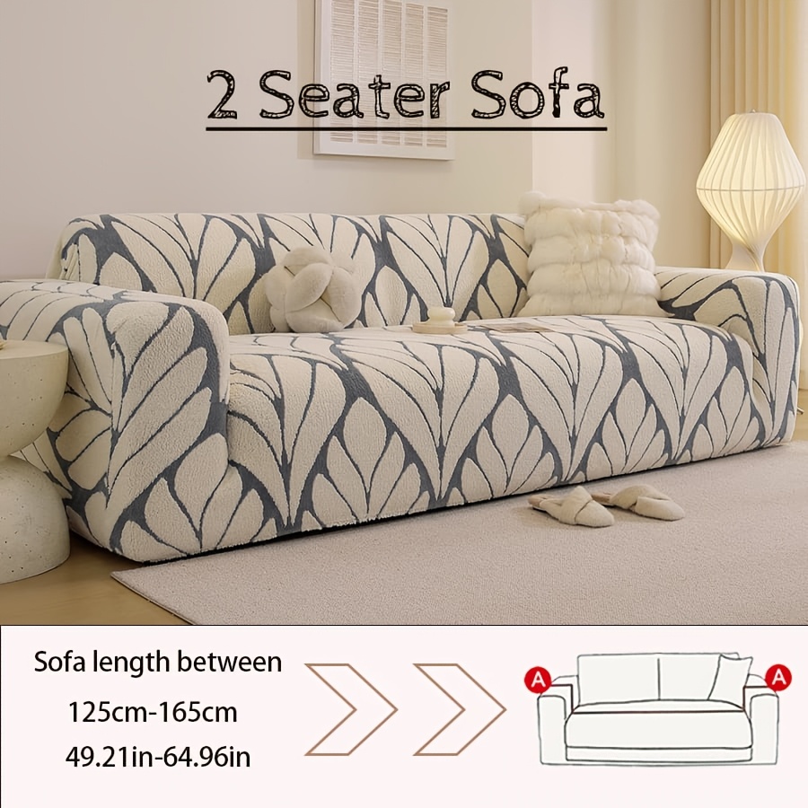 TEMU 1pc Of Soft And Comfortable Sofa Cover, Washable Or Machine, Pet-friendly, Warm And Thick With , Suitable For Home Decoration In Places Like The