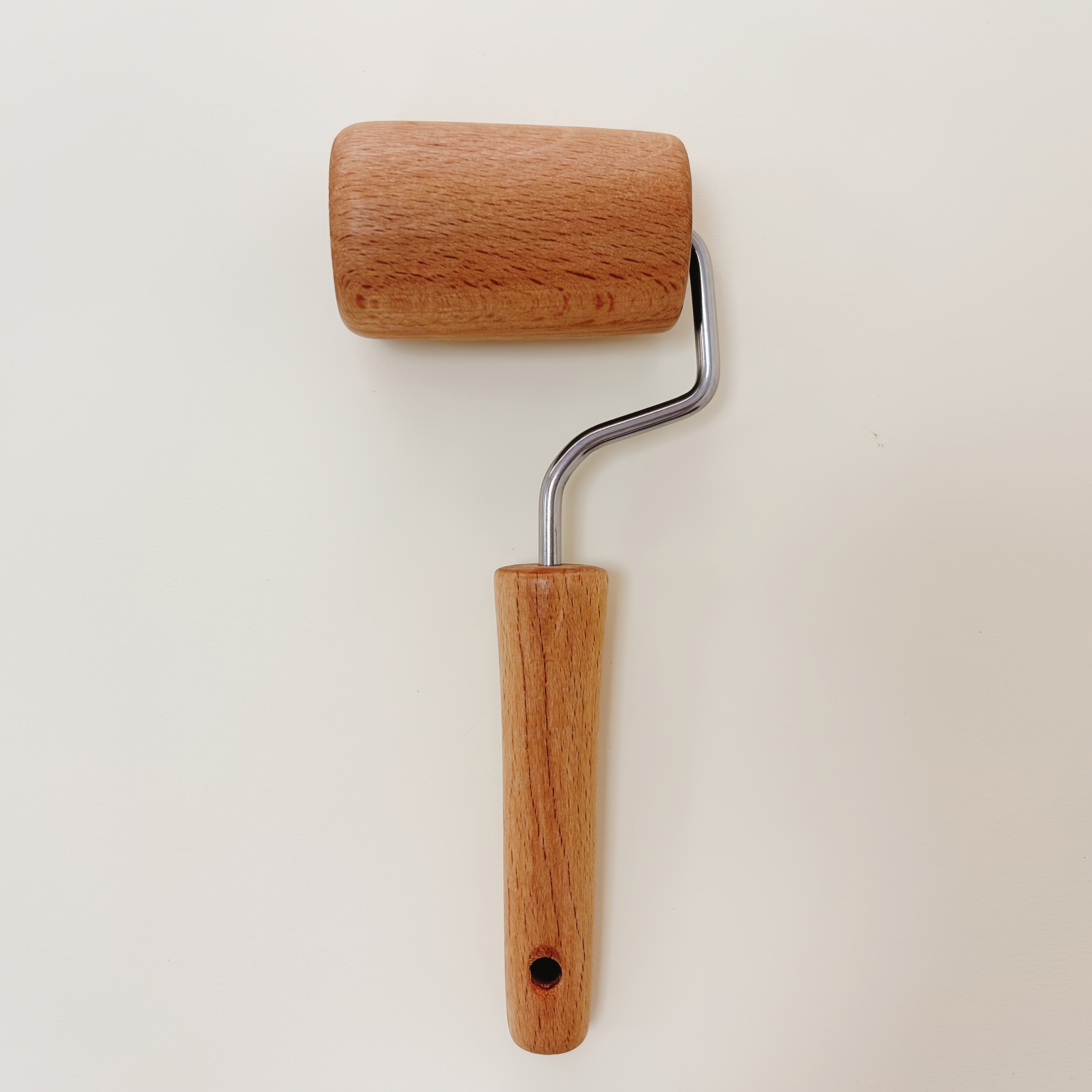 E-shop Holzbacknudelholz für Pizza, Gebäck, Kuchen und Mehr - Backwerkzeug mit Mehlhilfe aus Holz
