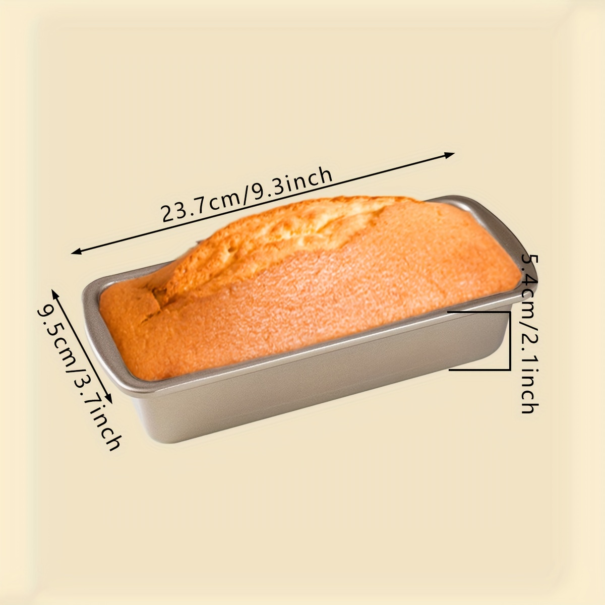 Image of 1pc Mold Long Strip Toast Bread Mold Bread Box Baking Tray Home Tool For Oven