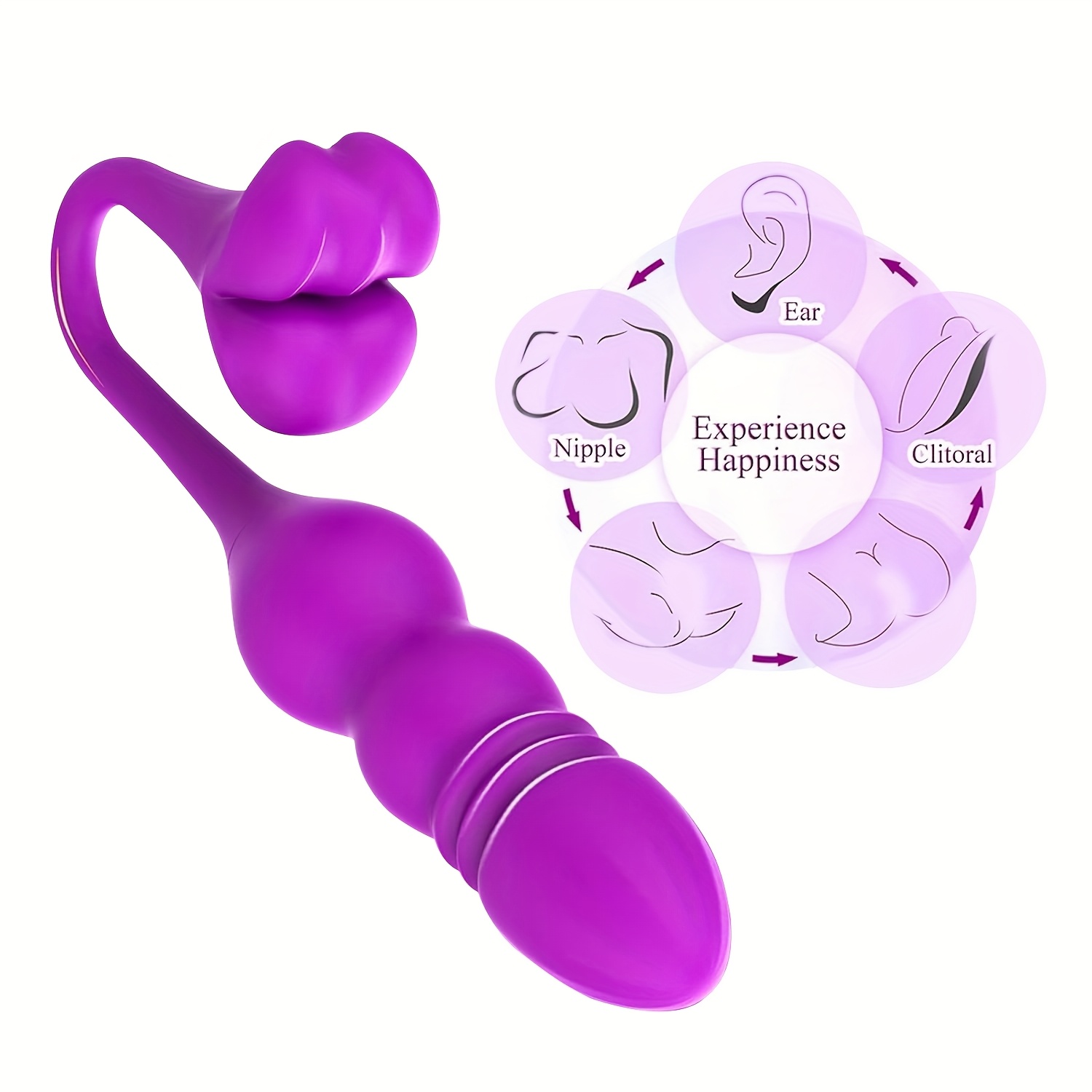 anal-klitoris-stimulation g-punkt prostata massage silikon bequemes sexspielzeug für frauen Produktdetails 0