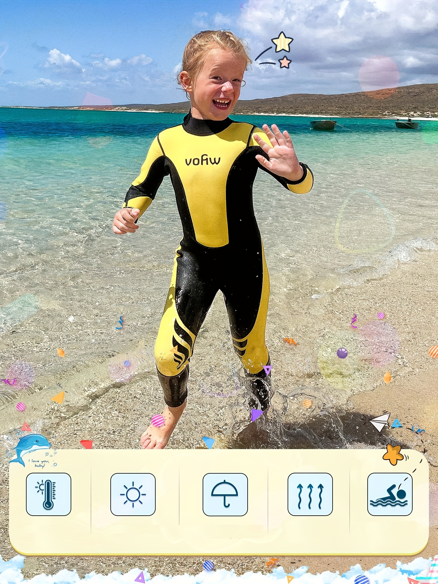 Piscina Nadar En El Mar Con Neopreno Neopreno Traje Para Piscina - Main Image