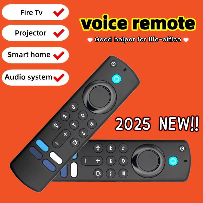 Temu – TEMU [home And Office Essential]-2025 New Alexa Voice Remote , With New Smart , Compatible With Fire Tv And 4k Devices, Small And //backlit Buttons