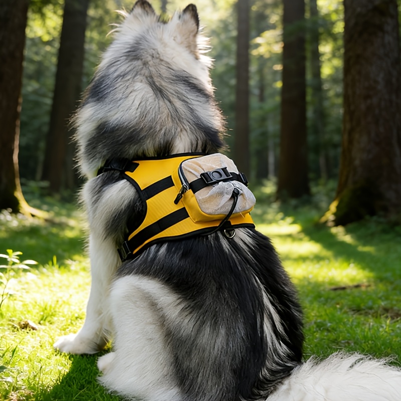 self carrying dog backpack carrier with anti escape harness system treat holder suitable for medium to large dogs outdoor travel for home use carrier backpack for walking lunge resistant for puppies and pets