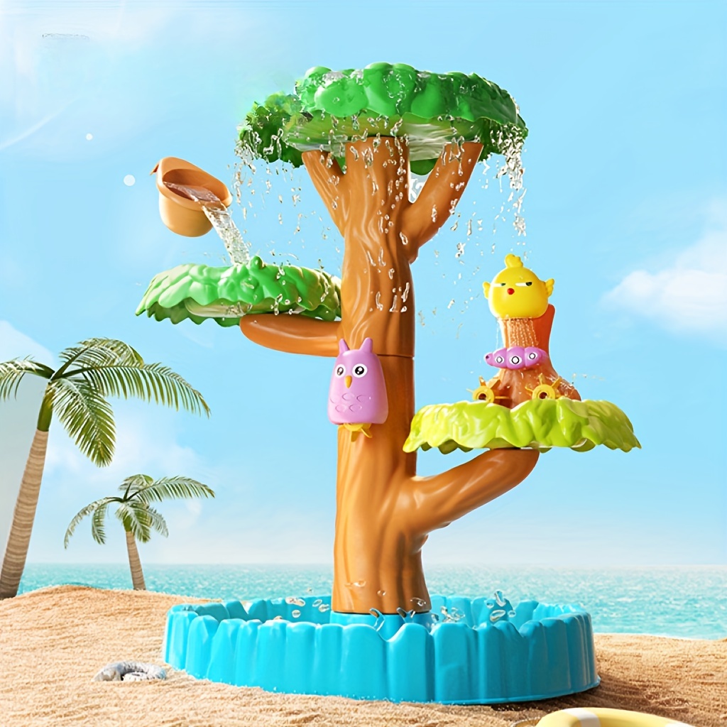 water play sand table set tree fountain beach sand toys Temu