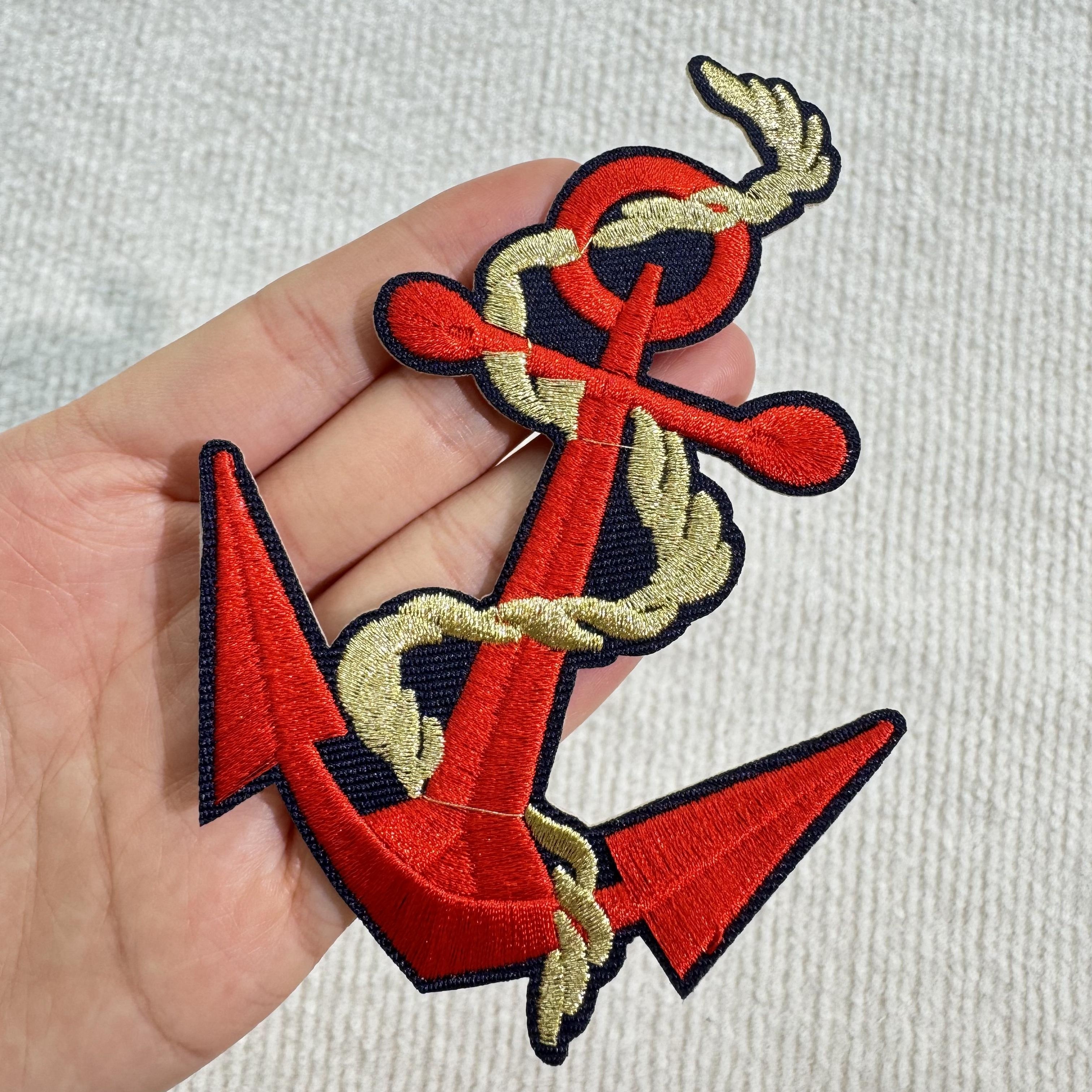 1pc Embroidered Iron-on Patch, , Armband/badge/denim/cartoon Label, For Diy, Clothing, Shoes & Hats, Shirts, Jeans, Bags