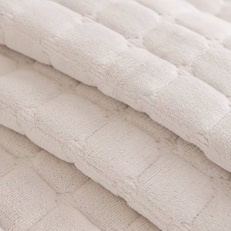 a 1pc thick quilted flannel sofa cover handcrafted in a modern minimalist style with a matching wide border design this plush non slip sofa cushion friendly and scratch resistant machine washable suitable for Product details 11