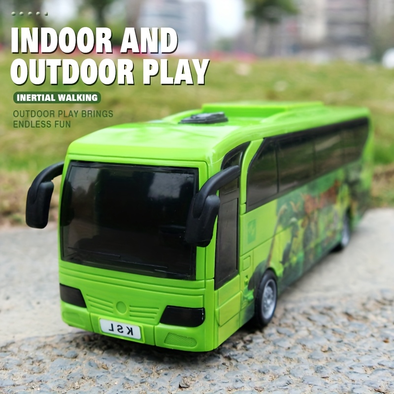 Autobús De Tránsito Articulado De Aleación – Modelo A Escala De 18 Cm Con Efecto Retroceso – Juguete Educativo Y De Colección