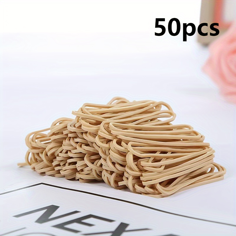 50/300/400pcs High-temperature Resistant Rubber Bands Tissue Rubber Bands Test Circle High-pressure Rubber Bands