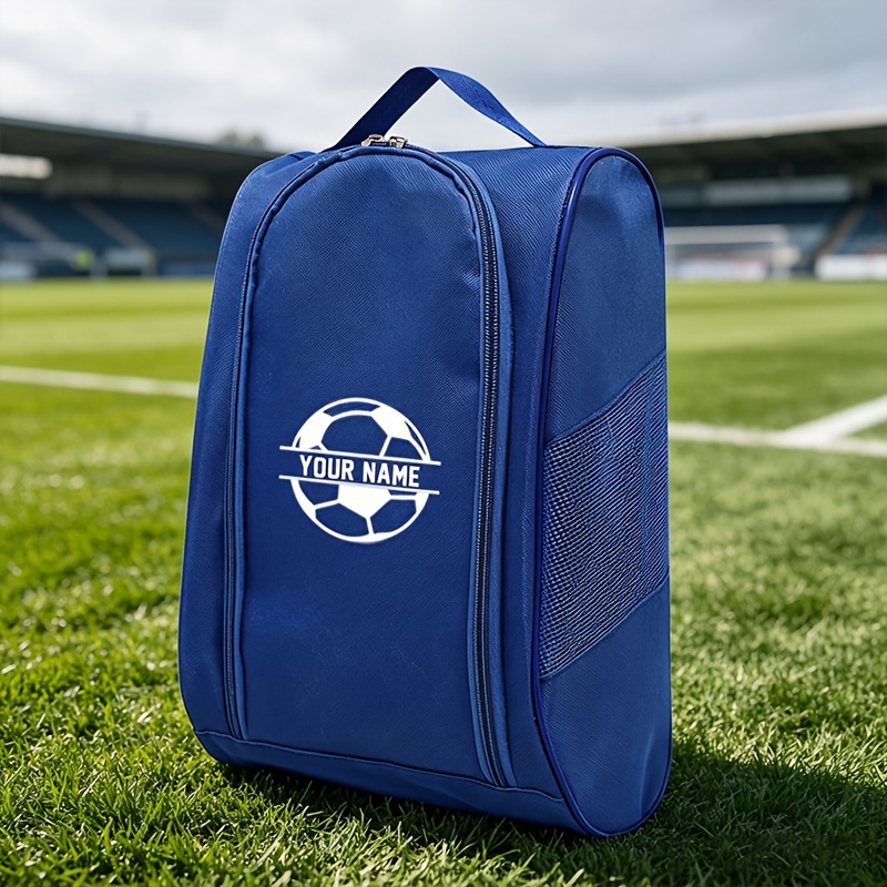 TEMU Nueva Bolsa de Zapatos de Viaje Portátil con Diseño de Texto Personalizado de Fútbol 2026, Bolsa de Golf, Bolsa de , Conveniente para Viajes de