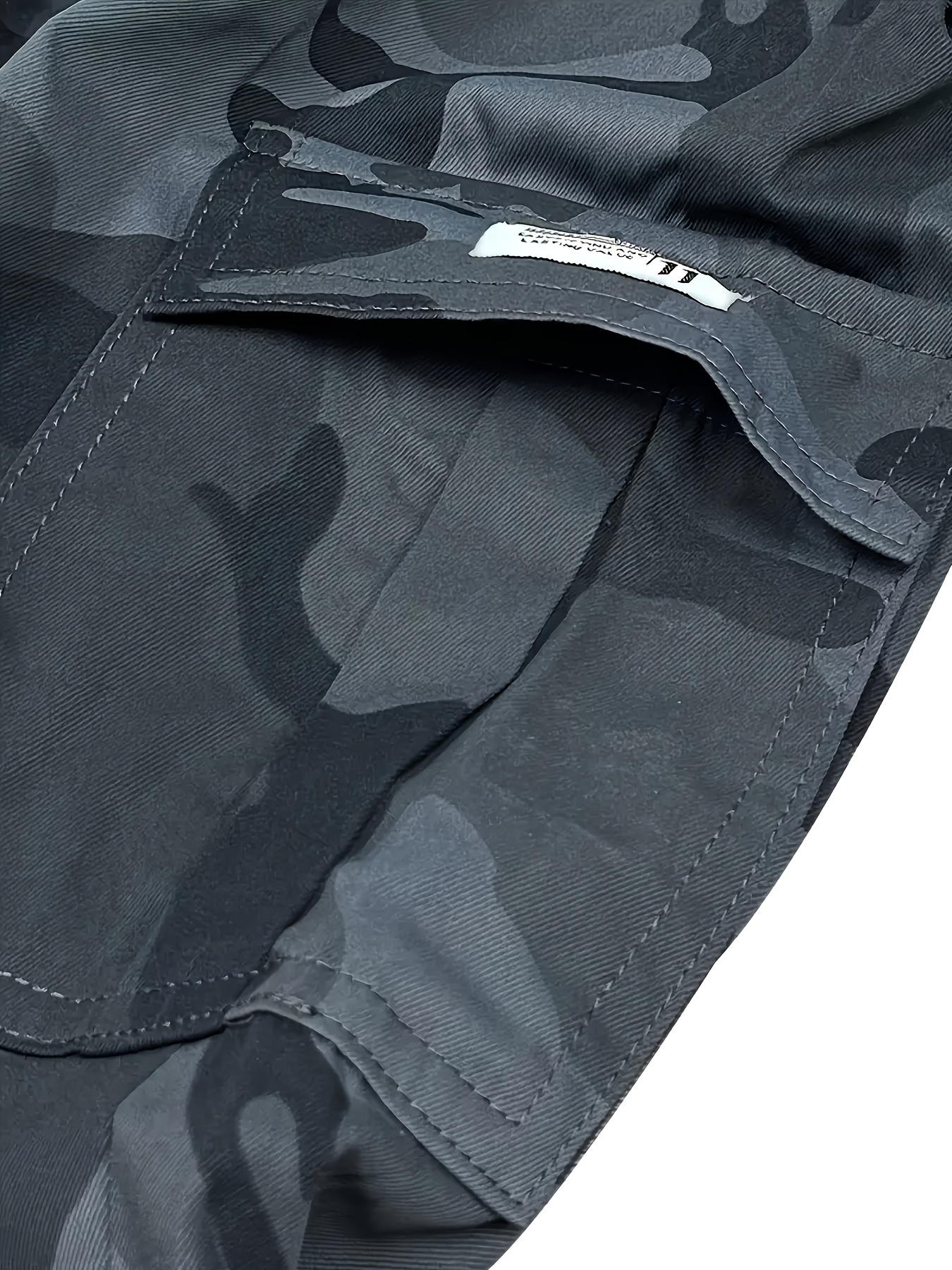Men's Camouflage Cargo Shorts - Summer Loose Quick-Dry Casual Beach and Outdoor Activity Wear