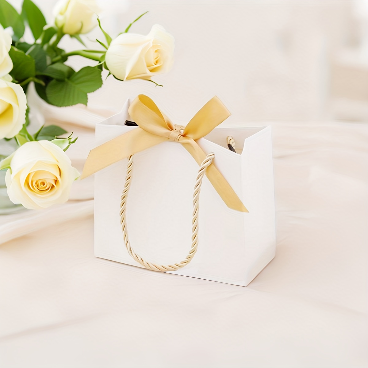 TEMU 24pcs-elegant Gift Boxes With Ribbons - Perfect For Weddings, Birthdays, Valentine's Day, Mother's Day, Father's Day, Etc. - Are Perfect For