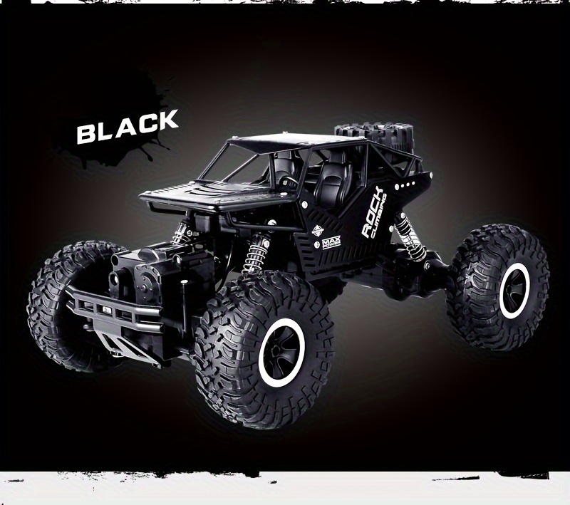 2.4Ghz 4WD RC Cars, Remote Control Off Road Monster Truck, Metal Shell Car 2.4Ghz 4WD Dual Motors, All Terrain Hobby Truck With 120 Min Play Boy Adult Kids Gifts Toys For Halloween Christmas