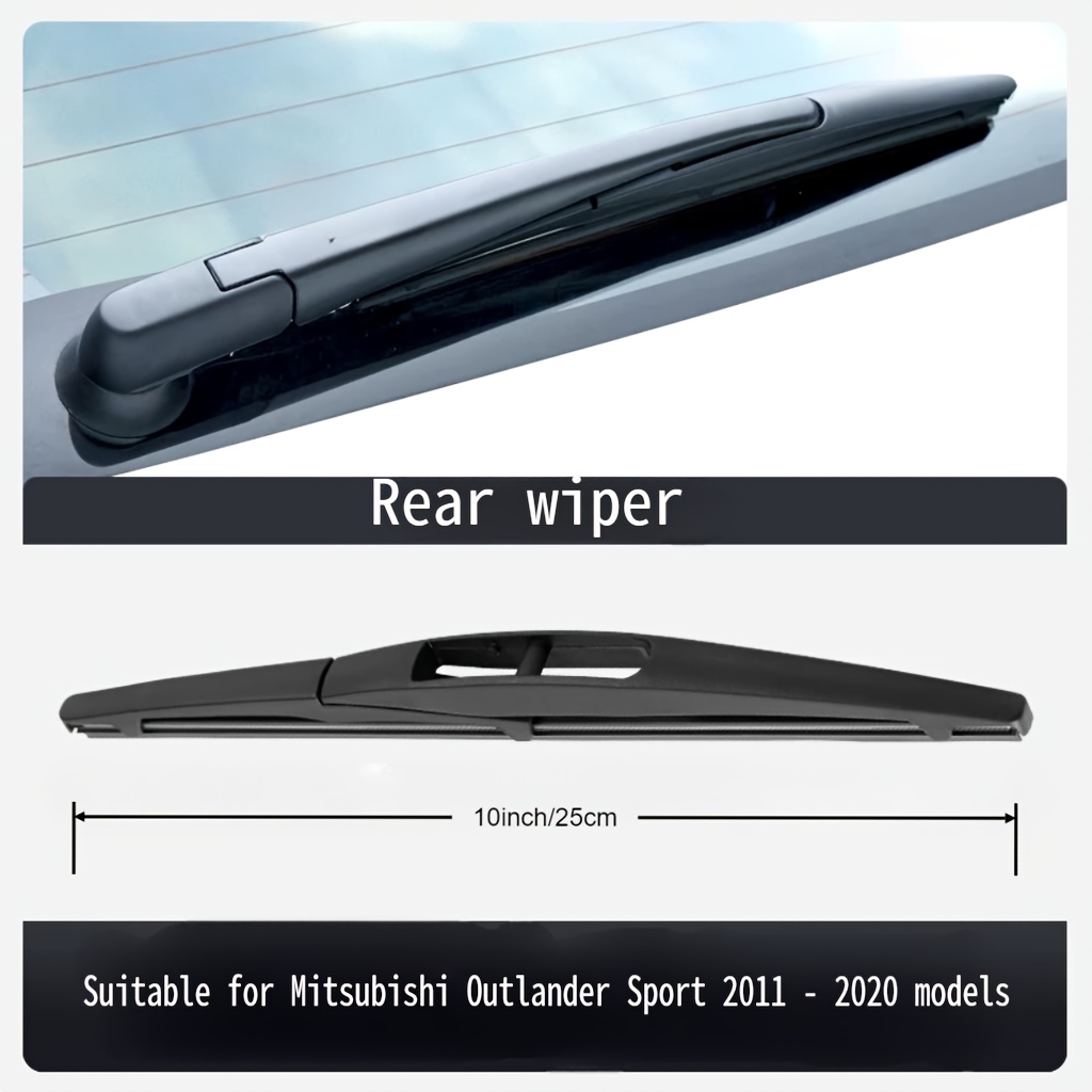 TEMU 10 Inch Rear Wiper Blade Replacement For Sport 2011 - 2020 Models Fit