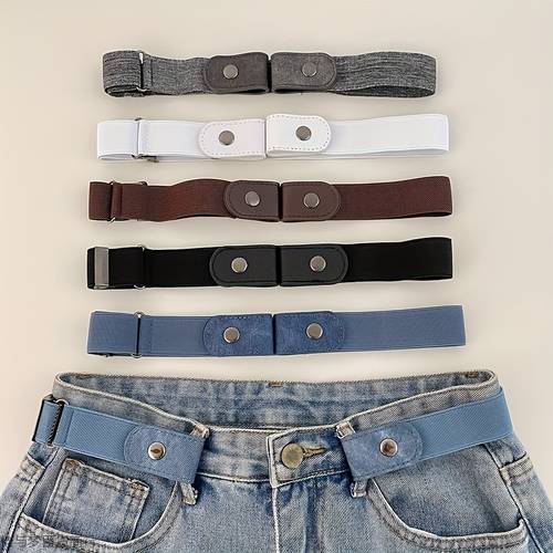 ./2 stk./4 stk. elastischer taillengürtel, verstellbarer, schnallfreier gürtel, für jeans, unsichtbarer stretchgürtel, unisex, schlankes, schnallfreies, komfortables design, verstellbar und elastisch, für jeans und hosen – verbessere deine figurkontur
