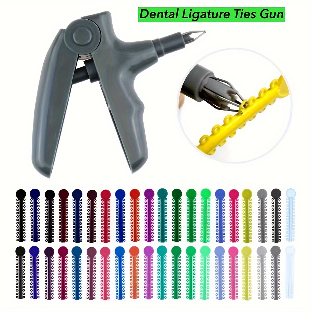 

Orthodontic Set 40 -colored Plastic & 1 For , Placing
