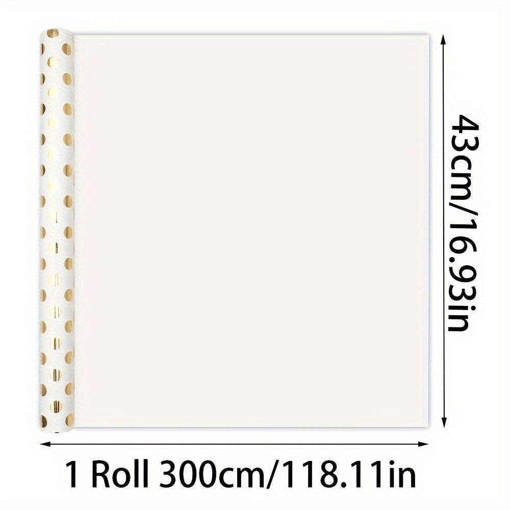 Polka Dot Birthday Wrapping Paper, " X 118", Party Gift Decoration & Crafts, Sheet, Wrapping Paper