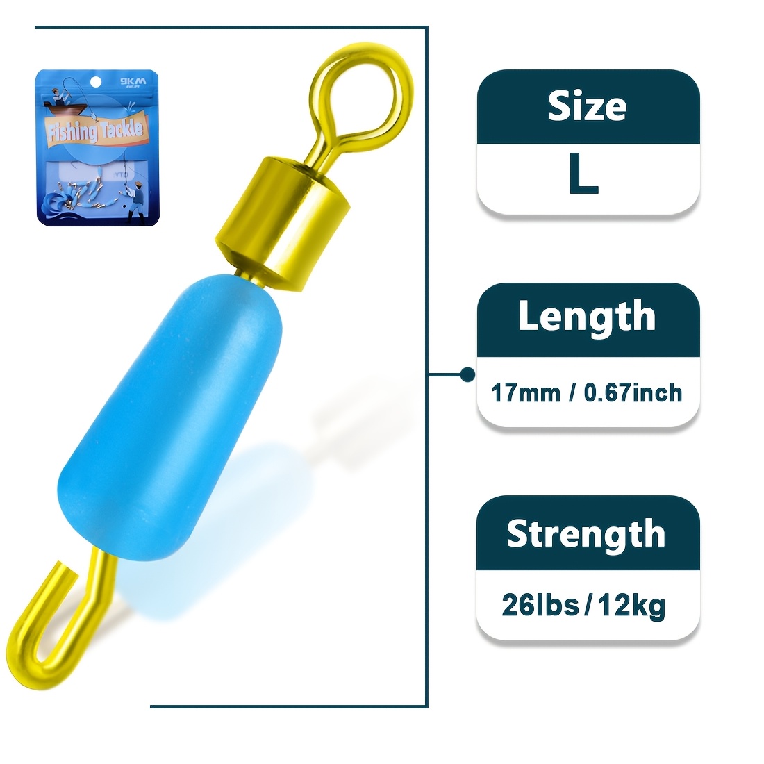 Offshore Swivel Fishing Line Swivel Knot 9km Quick Change Fishing