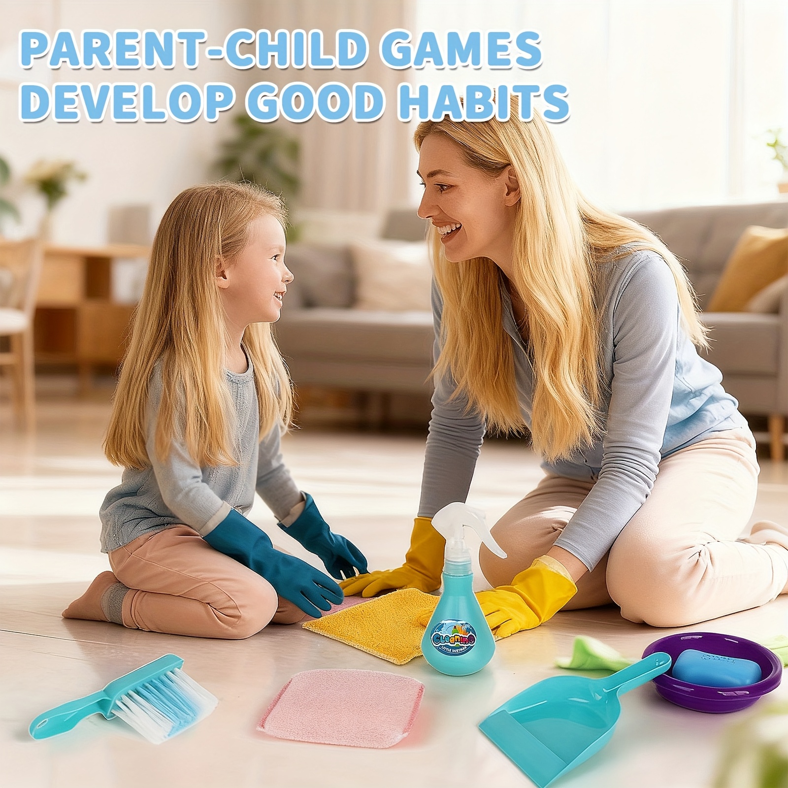 schoonmaak speelgoedset