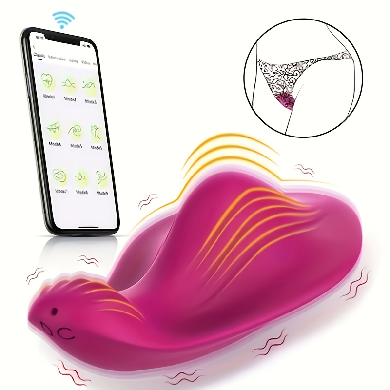 1pc vibromasseur, fonction télécommande via app, avec 9 de vibration  différents, , jouet féminin, vibromasseur rose, jeu , convient aux femmes  et aux couples – ménage et santé – Temu