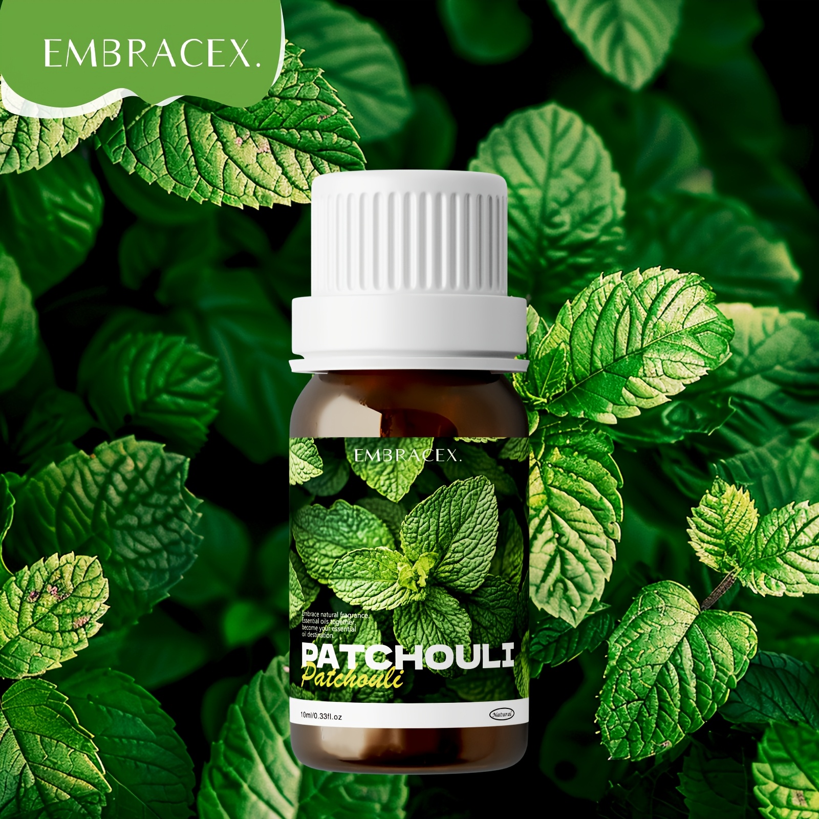10ml Patchouli Essential Oil, Oil, Alcohol-free Long-lasting Fragrance, Ideal Gift, Home Decor,, Suitable For Diffusers, Humidifiers, Essential Oil Diffusers, Candle Making
