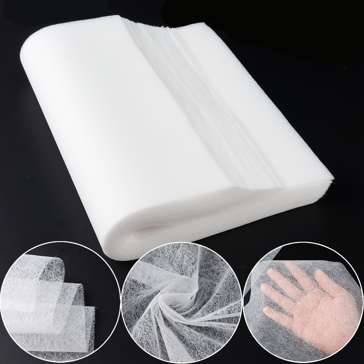 TEMU 190pcs/pack Disposable Nail Dust Collector Filters, Suitable For Most Vacuum Nail Dust Collectors, Pp Material Replacement Pack, Compatible With
