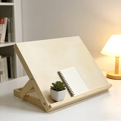 new portable wooden easel foldable desktop sketch stand with slanted writing board durable board material suitable for painting sketching table sketch stand with slanted writing board durable board drawing table