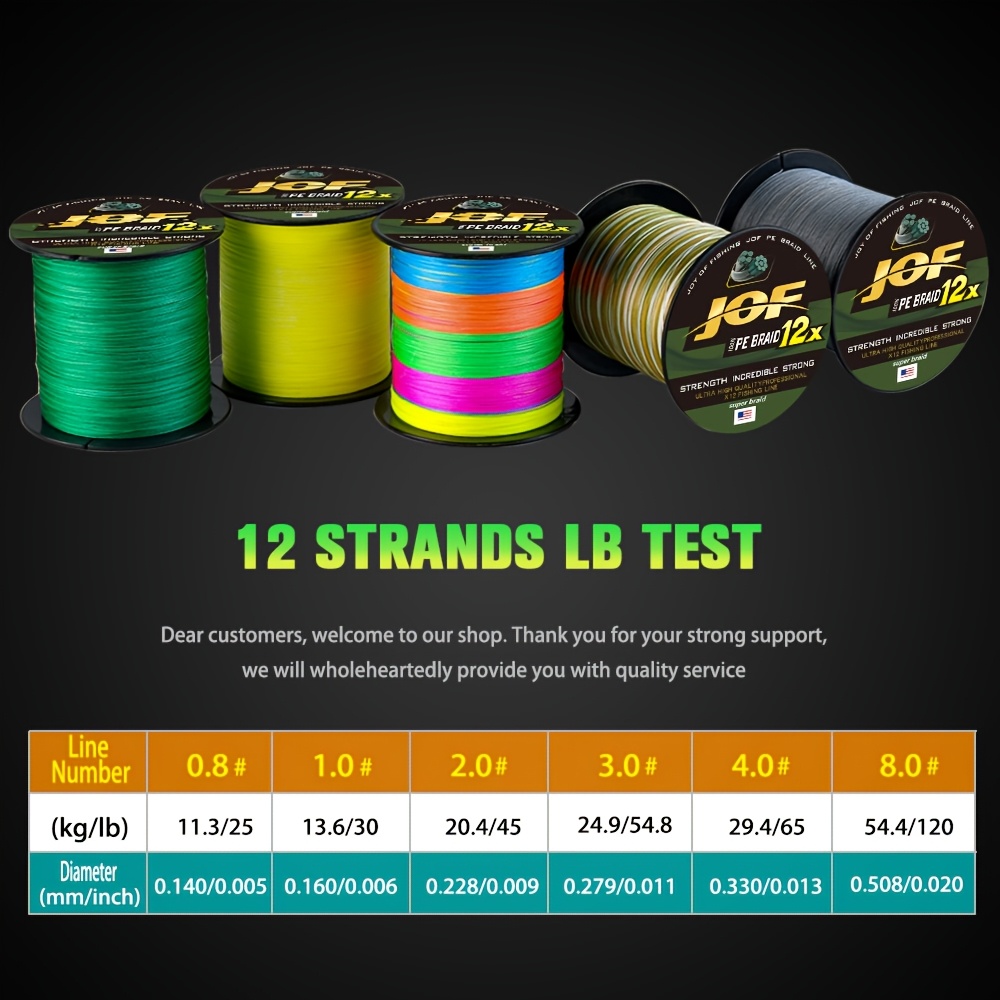 120 pound braided fishing line Reaction Tackle X8 - Hi Vis Yellow 8 Strand art new material utilizing 8 Carriers jof 12 strands 300 yards