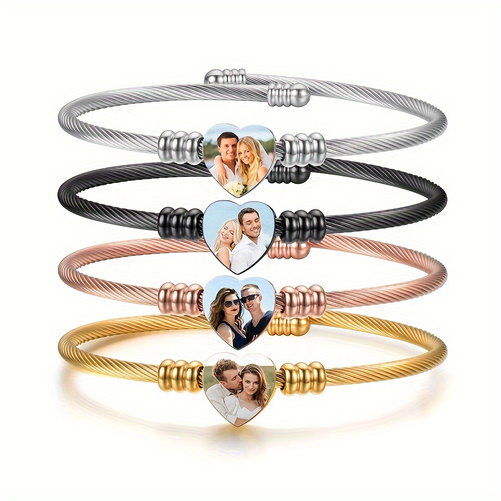 Braided Rope Bracelet Stainless Steel Pattern Cross - Temu