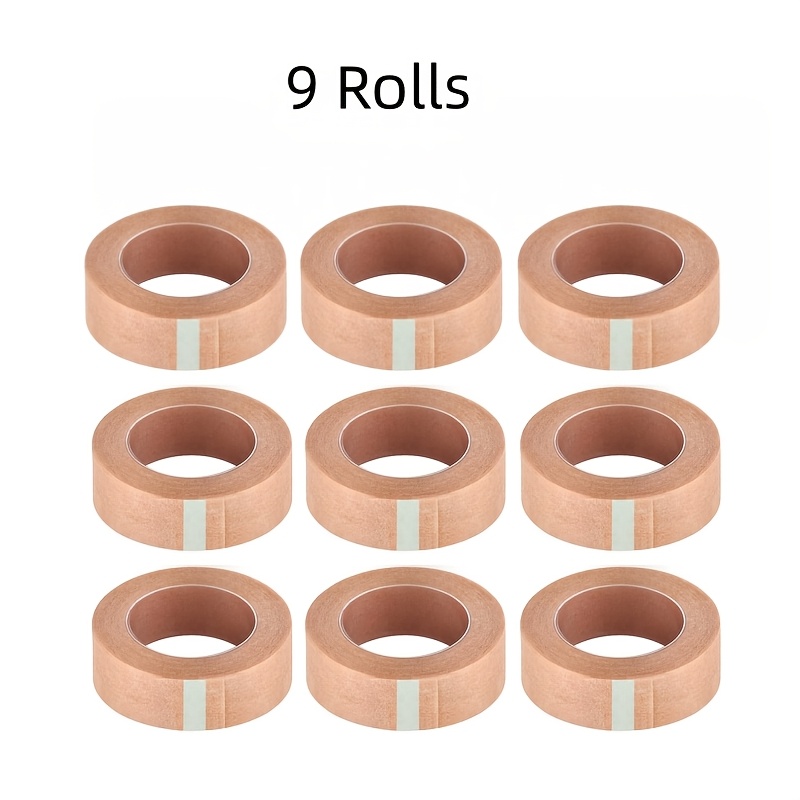TEMU 9 Rolls Of Facial Training Tape, Nasal Shaping Tape, 0.5 X 354.3 Inches, Breathable Tape, Suitable For Types