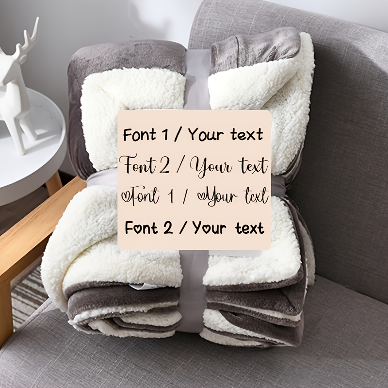 TEMU Dog Blanket - Cat Blanket- Personalised Dog Blanket - Puppy Blanket - Paw Print Blanket - Super Soft Pet Blanket - Embroidered Blanket