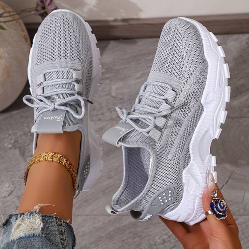 zapatillas para mujer con amortiguación de aire, soporte para y antideslizante - zapatillas bajas de malla transpirable adecuadas para correr, gimnasio, caminar, uso casual - y plantilla acolchada de pp - zapatillas de entrenamiento, calzado de mujer