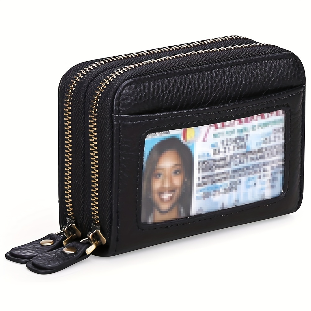 TEMU 1pc, Women's Wallet, Rfid Blocking Purse, 12-card Slots, Coin Pockets & Cash Compartments, Elegant Gift