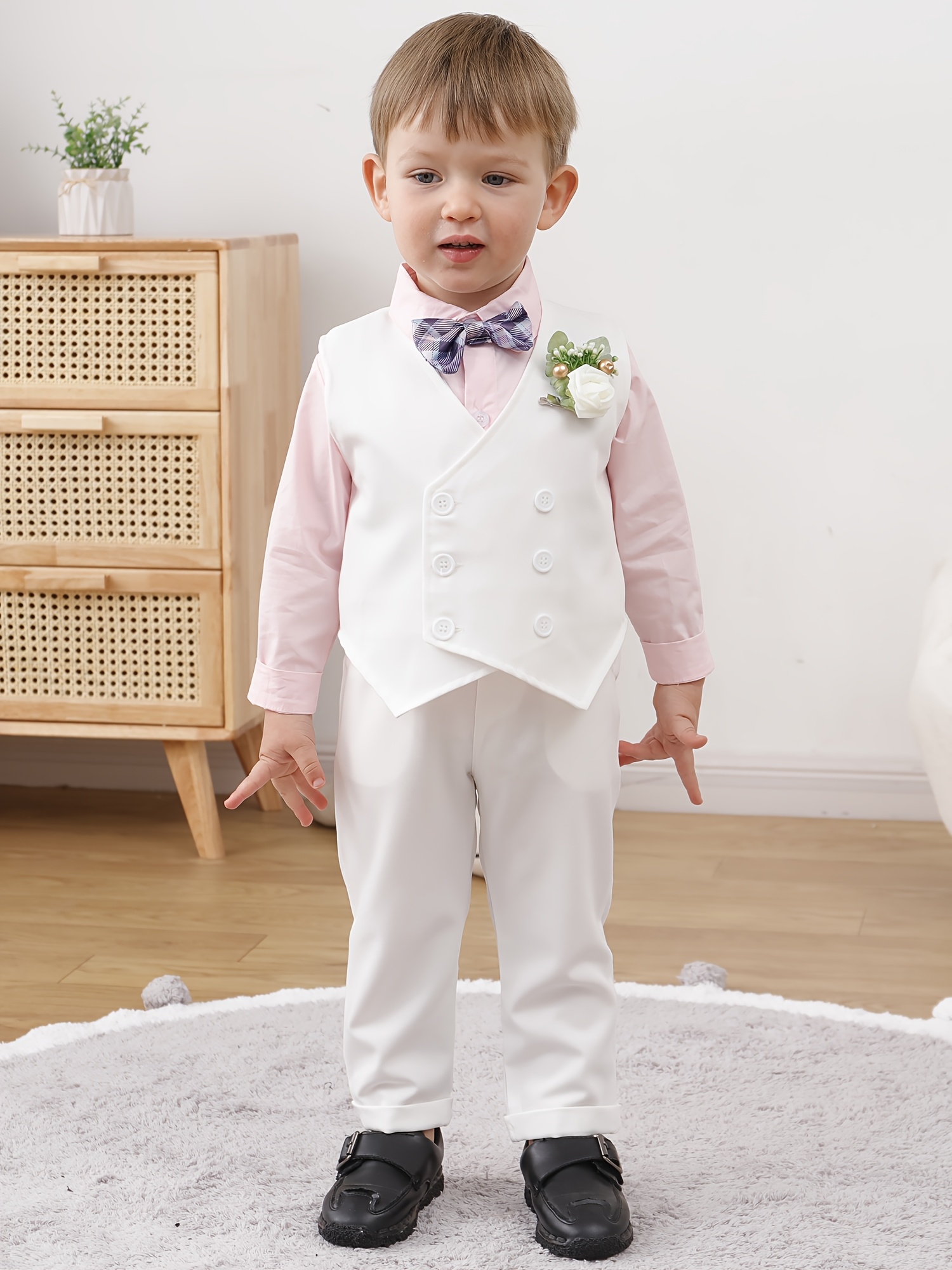 DISAUR Baby Boy Clothes Suits, Toddler Boy Short Sleeves Shirt