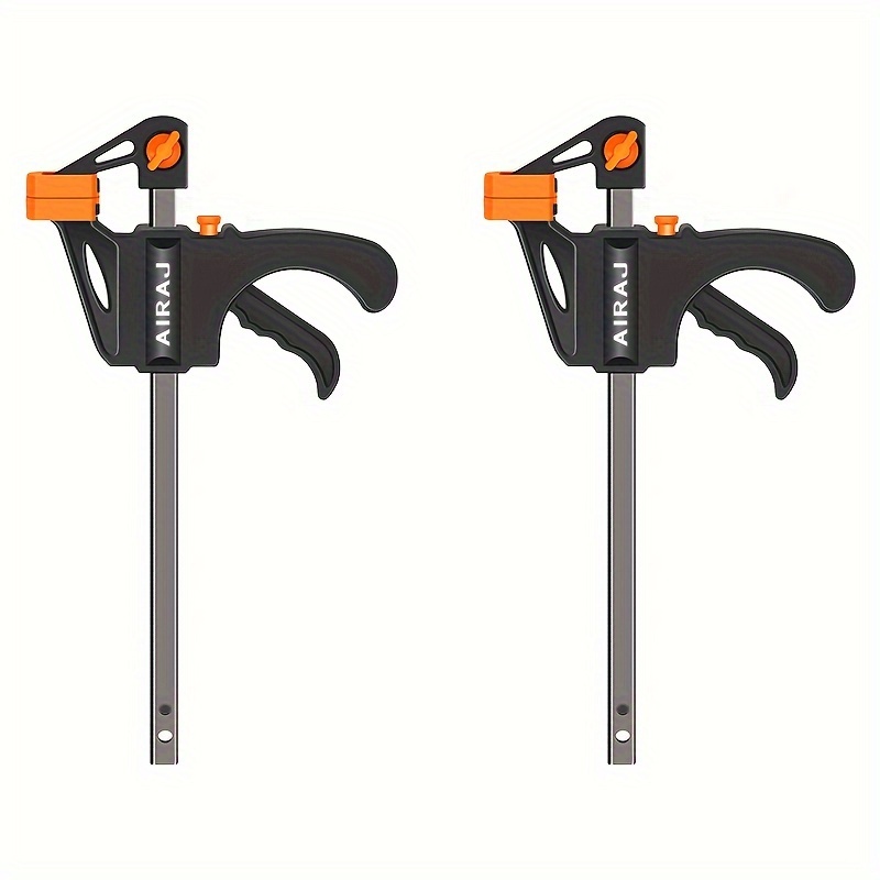 TEMU Airaj 4-inch Quick-release Woodworking Clamps - Durable Steel, Easy Adjustment For Diy Carpentry & Crafts